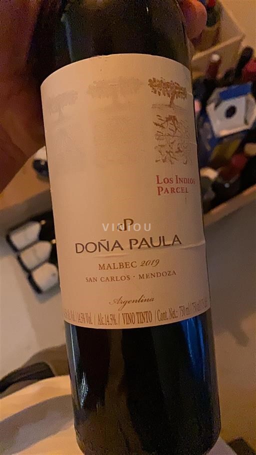 Mendoza Doña Paula Los Indios Parcel 2019