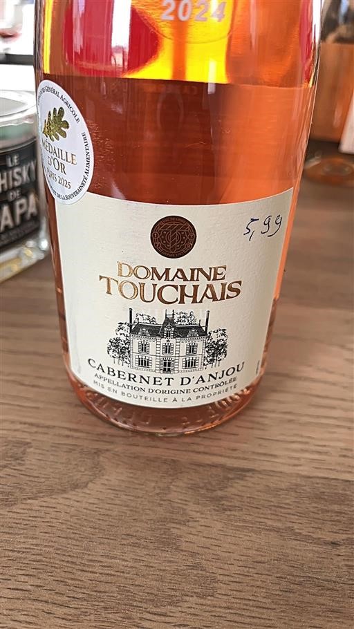 Thung lũng sông Loire Cabernet-d'Anjou Domaine Touchais 2024