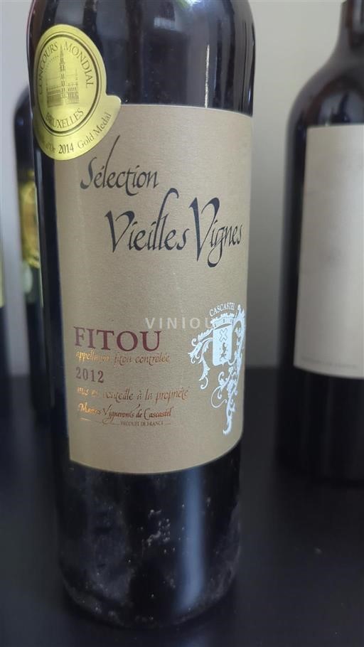 Languedoc Fitou Mont Tauch Sélection Vieilles Vignes 2012