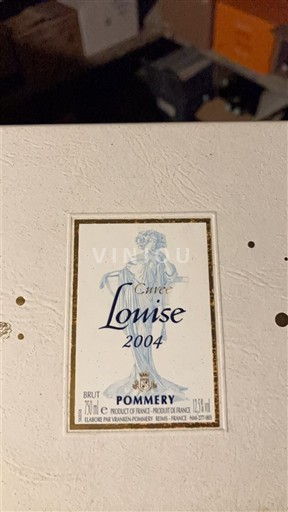Champaña Champán Pommery Louise 2004