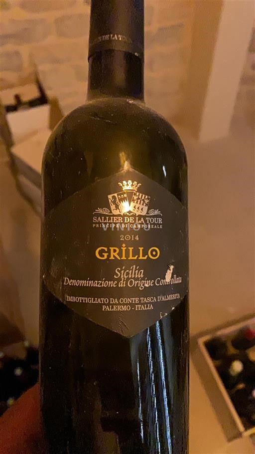 Sicile Sallier de La Tour Grillo 2014