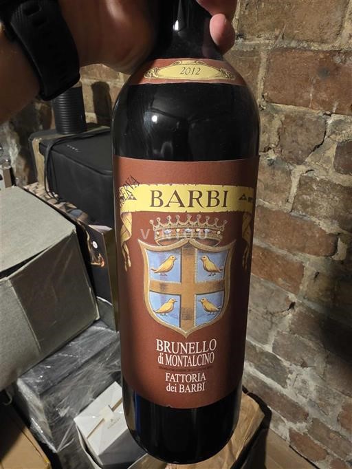 Tuscan Wines Brunello di Montalcino Fattoria dei Barbi 2012