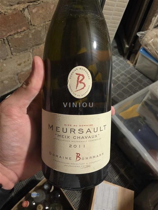 Burgundi Meursault Domaine Bohrmann Meix Chavaux 2011