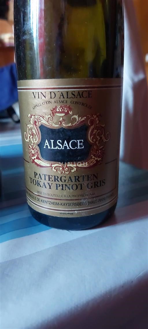 Alsace Cave de Kientzheim-Kaysersberg Patergarten Tokay Pinot Gris 1997