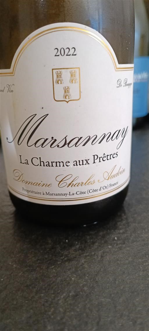 Burgund Marsannay Domaine Charles Audoin La Charme aux Prêtres 2022