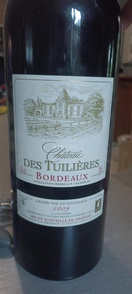 Bordeaux Château Des Tuilières 2009