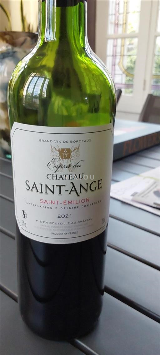 Burdeos Saint-Émilion Château Saint-Ange Esprit du Château 2021