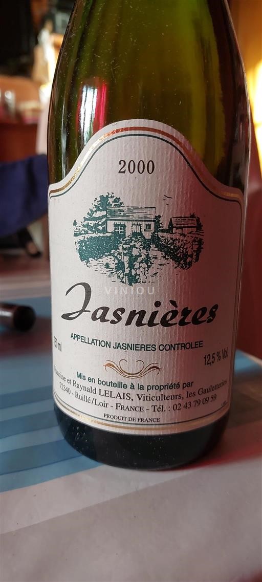 Loiretal Jasnières Les Gauletteries 2000