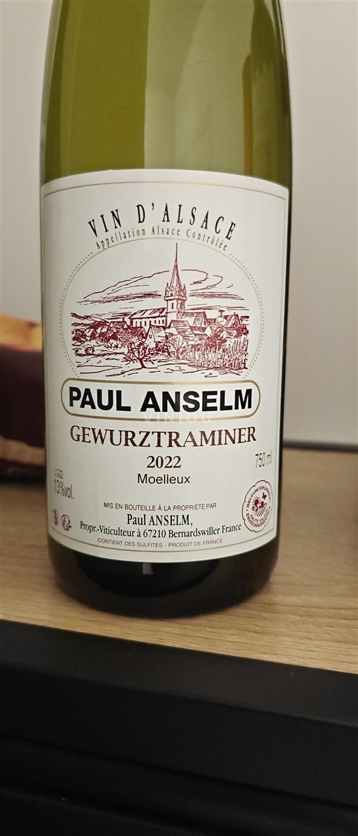 Alsace Grand Cru Paul Anselm 2022