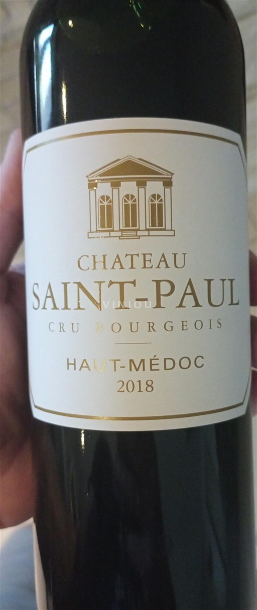 Bordeaux Haut-Médoc Cru Bourgeois Château Saint-Paul 2018