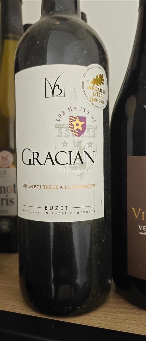 Sudoeste Buzet Les Hauts de Gracian 2019