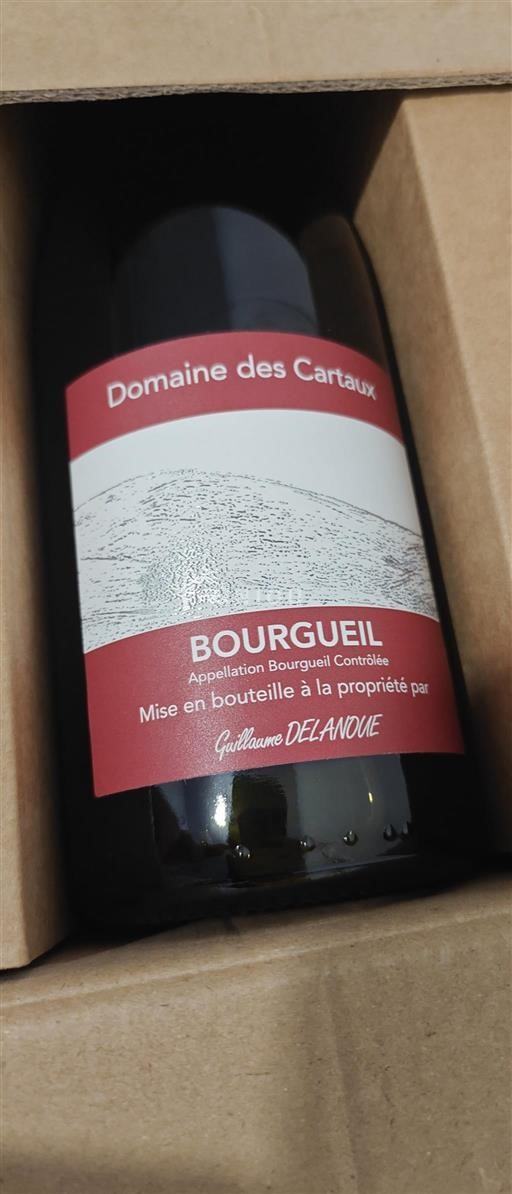 Vin Rouge sec Domaine Des Cartaux 2024 France Vallée de la Loire Bourgueil AOC