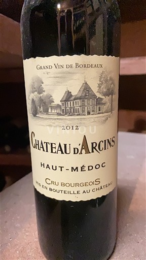 Bordeaux Haut-Médoc Château Arcins 2012