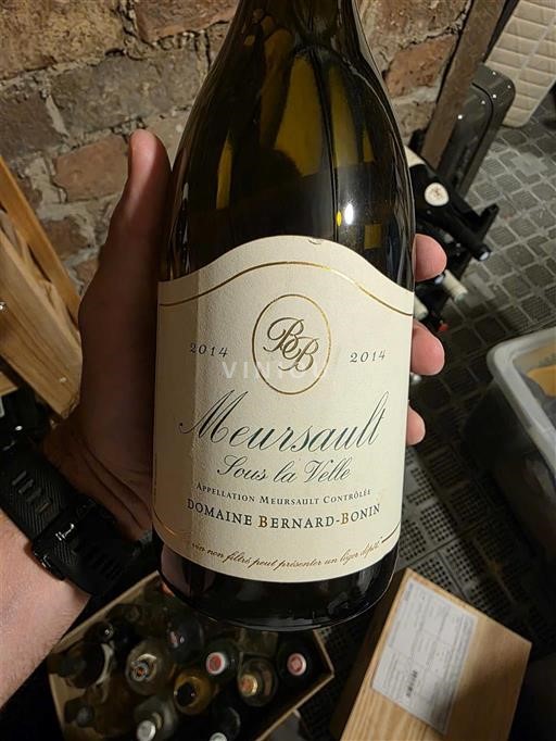 Bourgogne Meursault Domaine Bernard-Bonin Sous la Velle 2014