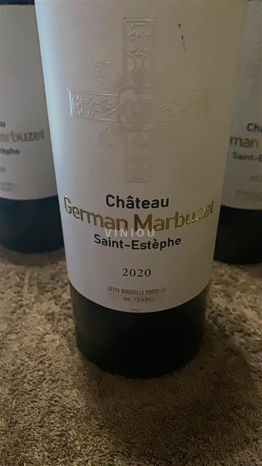 Bordeaux Saint-Estèphe Château German Marbuzet 2020