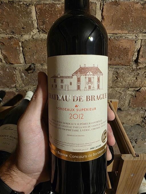 Burdeos Bordeaux superior Château Brague 2012
