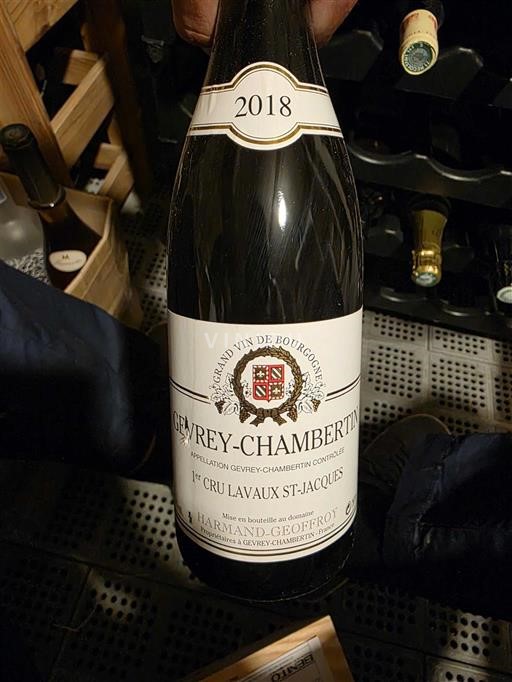 Burgund Gevrey-Chambertin Premier Cru Harmand-Geoffroy Lavaux St-Jacques 2018