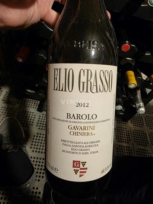 Piemonte Barolo Elio Grasso Gavarini Chiniera 2012