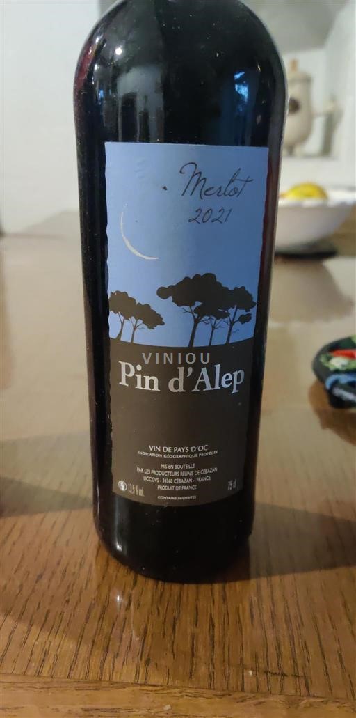Languedoc Ikke specificeret Les Producteurs Réunis de Cébazan Pin d'Alep 2021