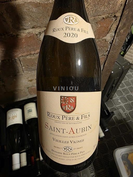 Borgonha Saint-Aubin Roux Père & Fils Vieilles Vignes 2020