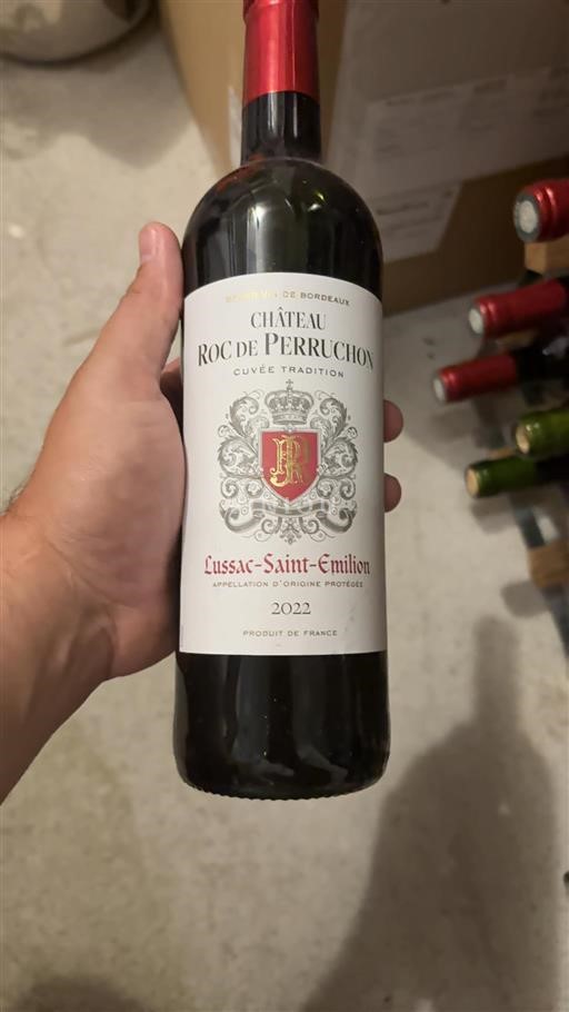 Bordeaux Lussac-saint-émilion Château Roc de Perruchon Tradition 2022
