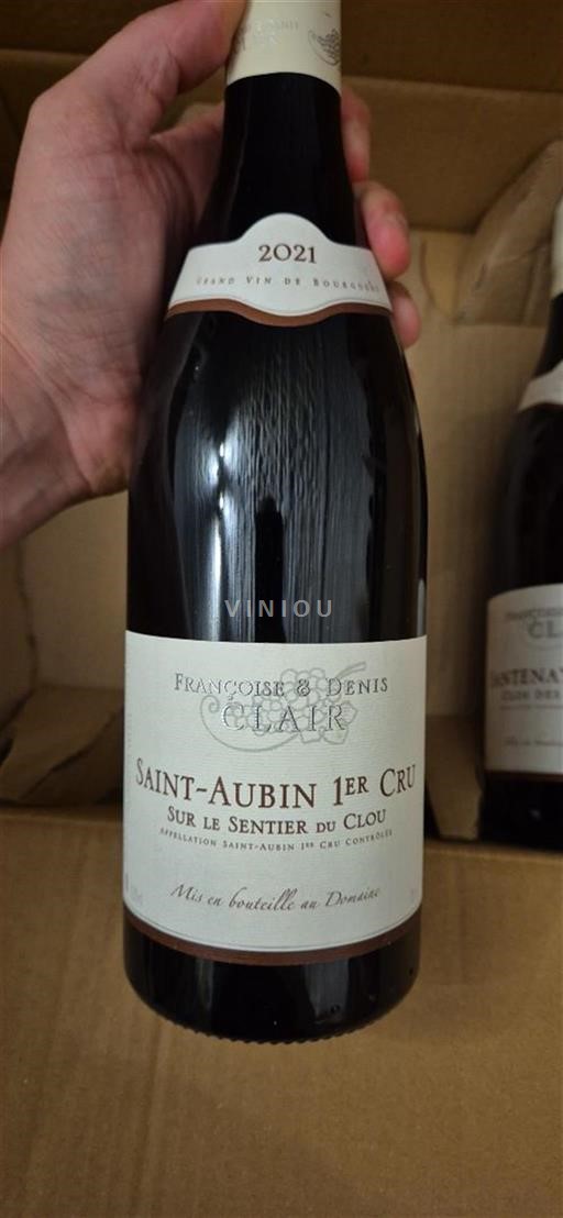 Burgundy Saint-Aubin Premier Cru Françoise & Denis Clair Sur le Sentier du Clou 2021