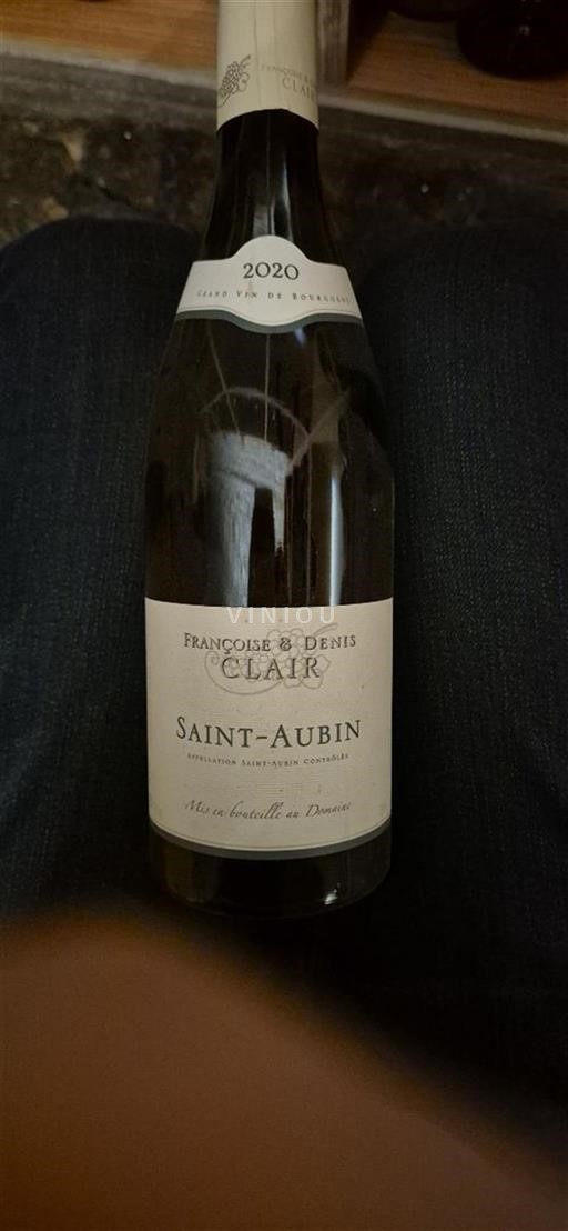 Burgundy Saint-Aubin Françoise & Denis Clair 2020
