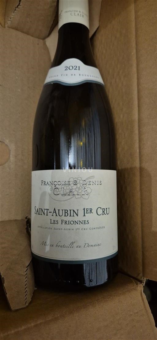 Bourgogne Thánh Aubin Premier Cru Françoise & Denis Clair Les Frionnes 2021