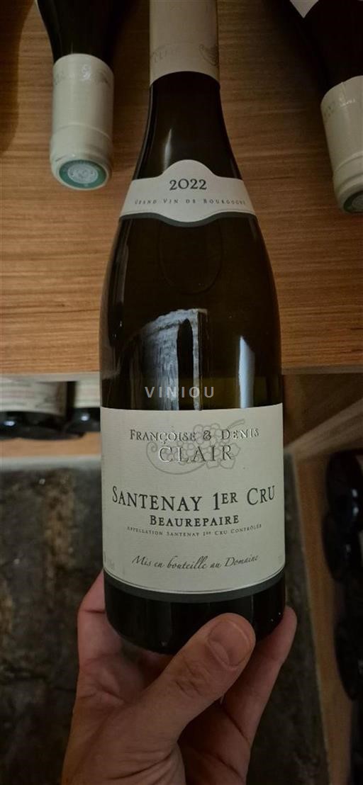 Burgundy Santenay Premier Cru Françoise & Denis Clair Beaurepaire 2022