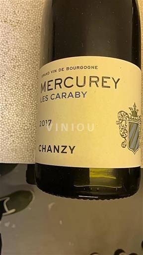 Bourgogne Mercurey Chanzy Les Caraby 2017