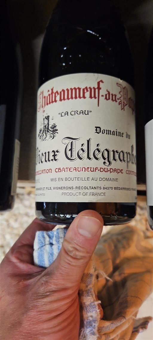 Rhônedalen Châteauneuf-du-Pape Domaine Vieux Télégraphe La Crau 2009