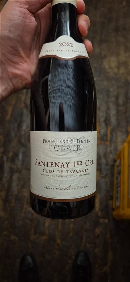 Burgundy Santenay Premier Cru Françoise & Denis Clair Clos de Tavannes 2022