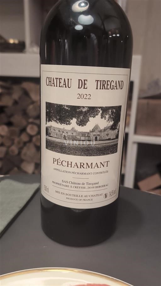 Sydväst Pécharmant Château Tiregand 2022