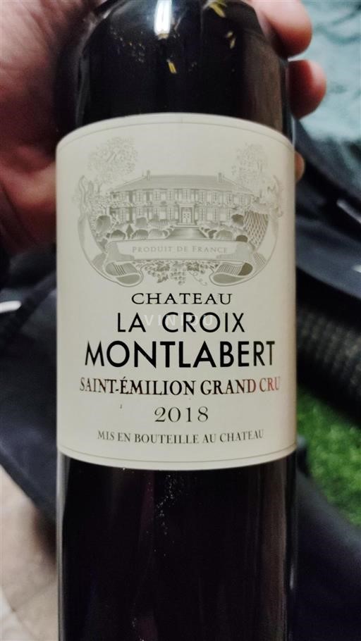 Bordéus Saint-Émilion Grand Cru Grand Cru Château La Croix Montlabert 2018