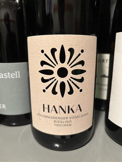 Rheingau Johannisberg Hanka Johannisberger Vogelsang Icke årgångsbetecknad
