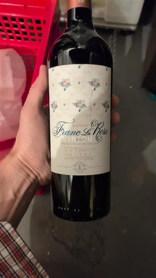 Burdeos Saint-Émilion Grand Cru Château Franc La Rose 2020