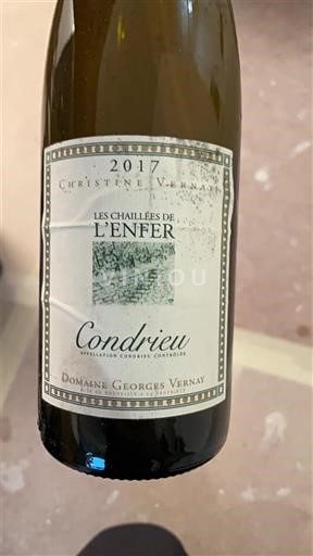 Rhône Valley Condrieu Domaine Georges Vernay Les Chaillées de l'Enfer 2017