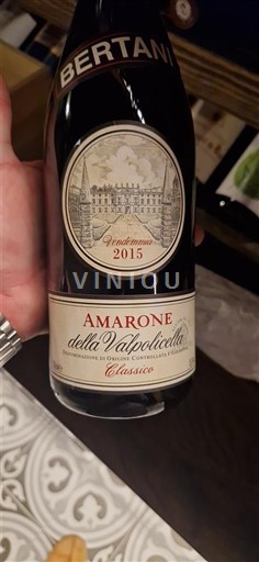 Vénétie Amarone della Valpolicella Bertani 2015