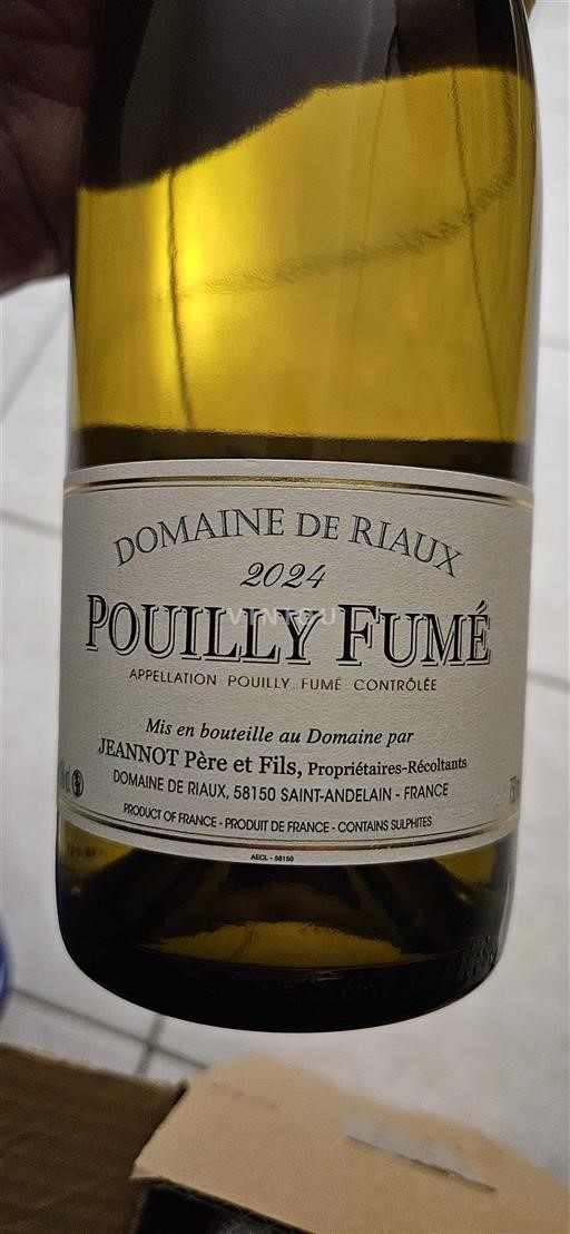Loirevallei Pouilly-fumé Domaine Riaux 2024