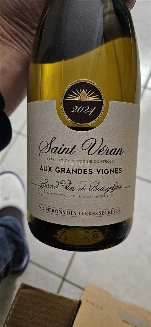 Burgundy Saint-Véran Vignerons des Terres Secrètes Aux Grandes Vignes 2024