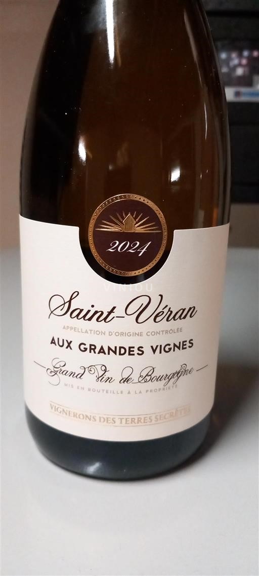 Bourgogne Saint-Véran Vignerons des Terres Secrètes Aux Grandes Vignes 2024