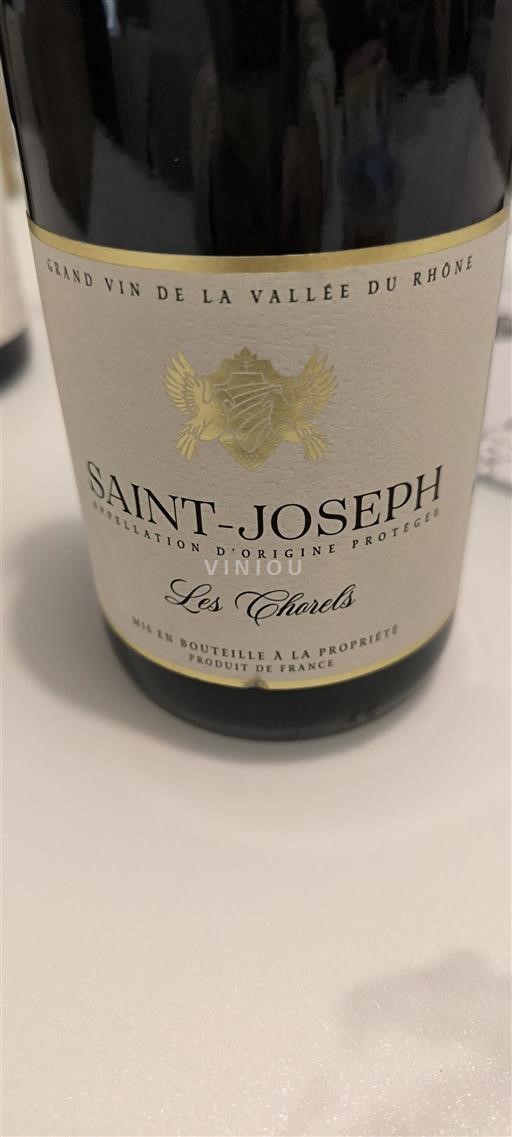 Vin Rouge sec Les Chorels 2024 France Vallée du Rhône Saint-Joseph AOC