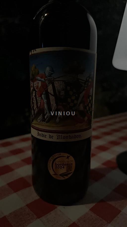 Bordéus Castillon-côtes-de-bordeaux Indie de Monbadon 2022
