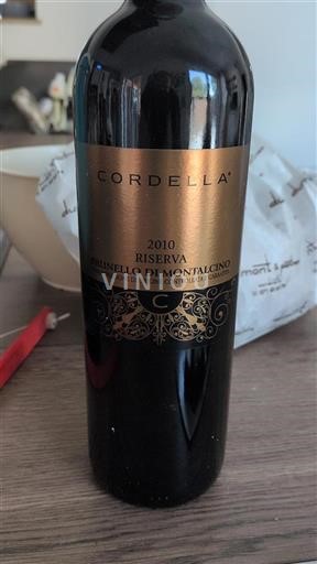 Tuscany Brunello di Montalcino Cordella Riserva 2010