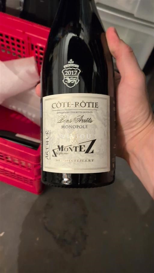 Rhônevallei Côte-rôtie Domaine Monteillet Bons Arrêts 2017