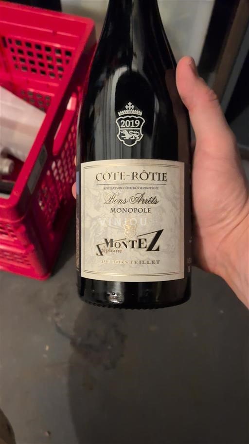 Rhônevallei Côte-rôtie Domaine Monteillet Bons Arrêts Monopole 2019