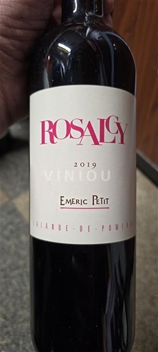 Burdeos Lalande-de-Pomerol Emeric Petit Rosalcy 2019