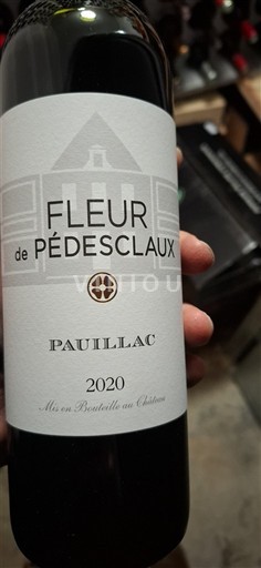 Bordeaux Pauillac Grand Cru Château Pédesclaux Fleur de Pédesclaux 2020