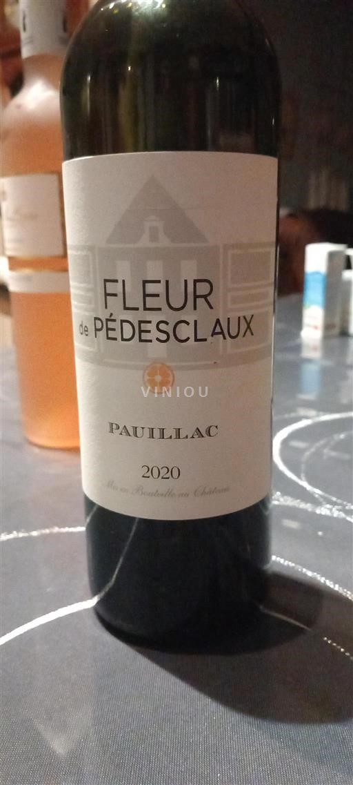 Burdeos Pauillac Grand Cru Château Pédesclaux Fleur de Pédesclaux 2020