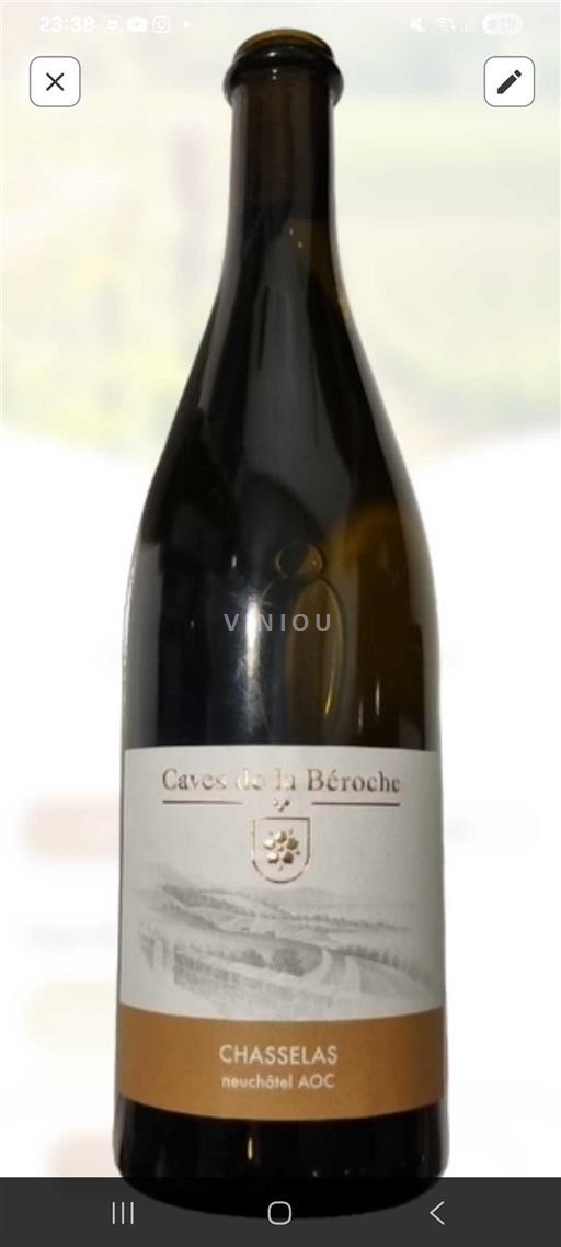 Neuchâtel Neuchâtel AOC Caves de la Béroche 2023